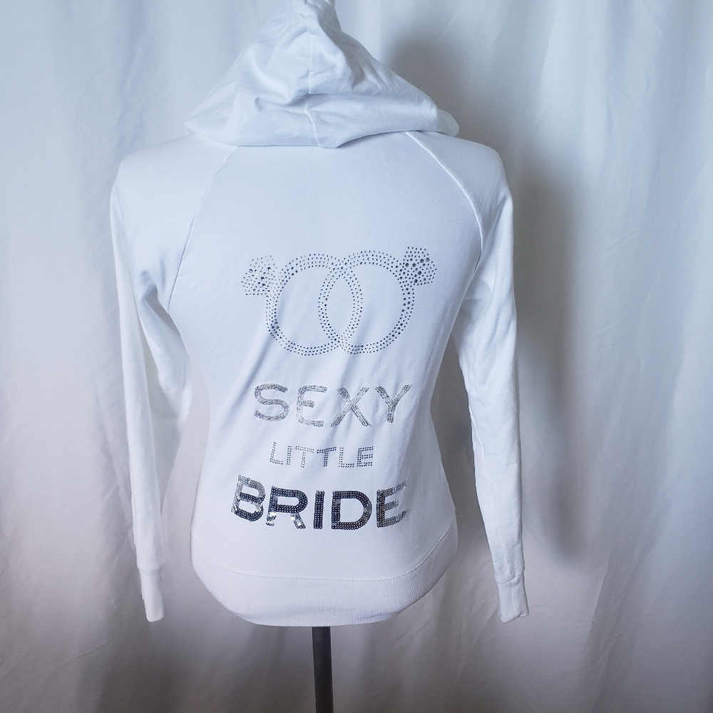 VICTORIA'S SECRET bridal zip-up hoodie